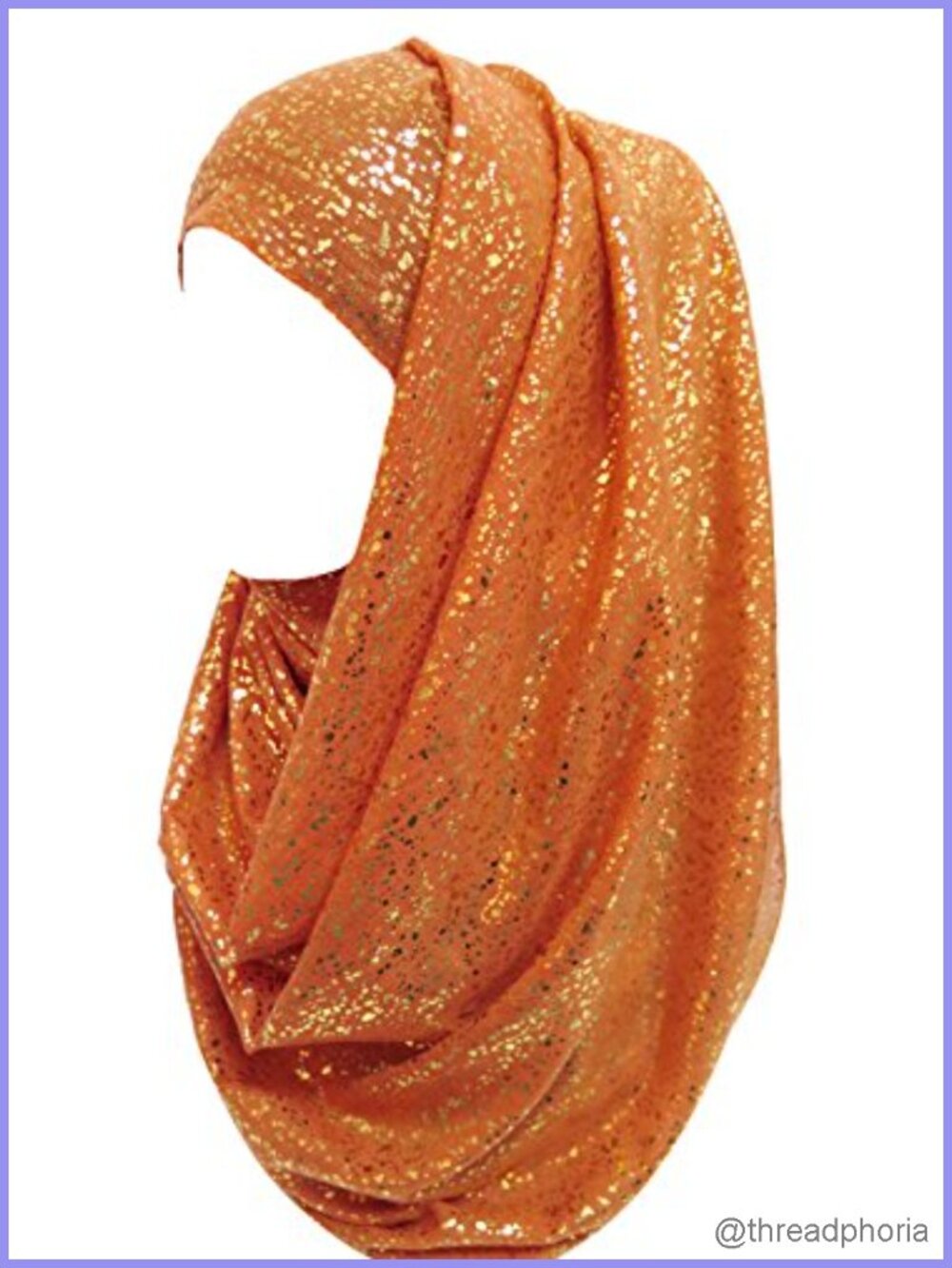 Sparkle Shimmer Glitter Lightweight Hijab Head Wrap Scarf 70